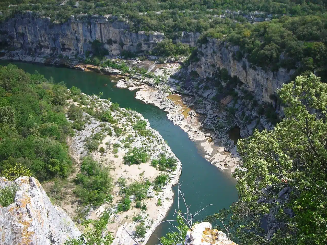 Photo des gorges de l'Ardèche